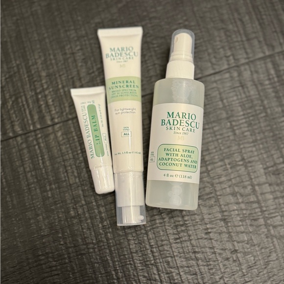 MARIO BADESCU MINERAL SUNSCREEN, COCONUT FACE SPRAY & LIP BALM NWT - Picture 2 of 7